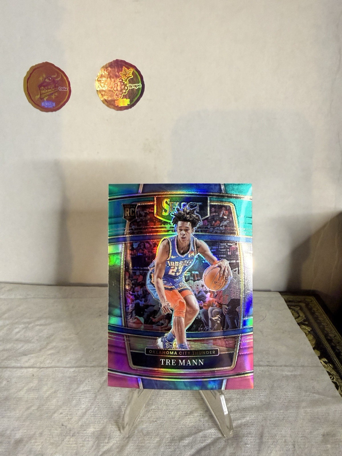 2021-22 Panini Select Concourse Teal White Pink Prizm /49 Tre Mann #36