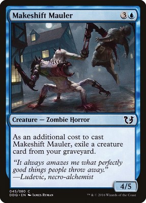 Makeshift Mauler [Duel Decks: Blessed vs. Cursed] Magic MTG