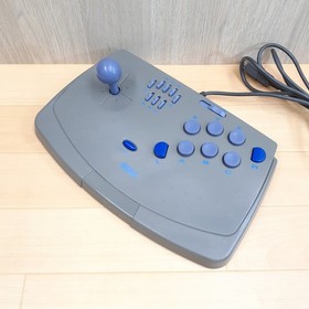 Sega Saturn Console with 2 Virtua Stick controllers & 5 games Japan Gray tested