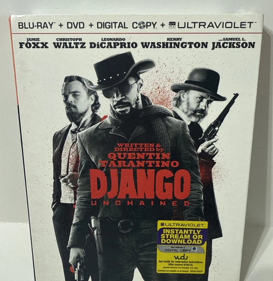 Django Unchained Blu-ray/DVD + ULTRAVIOLET W/slipcover New SEALED - Image 2 of 4