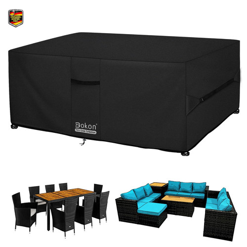 Dokon Abdeckung Gartentisch 280x205x106cm Bel