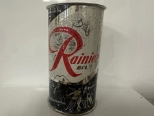 Rainier Jubilee Beer Can, Miss Print 12oz., Sicks Spokane Brewing Co,