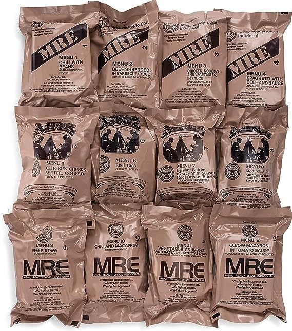 【2027年期限】米軍 MREレーション 4個セット 2027年期限】米軍 MREレーション 4個セット 2027年期限】米軍