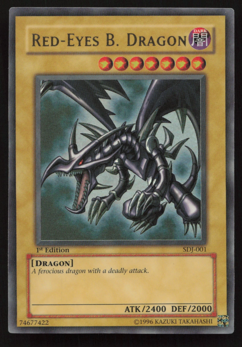 Red Eyes Black Dragon Yu-Gi-Oh! TCG Individual Trading Card Games