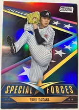 2024 Stadium Club NPB Special Forces #SF13 Roki Sasaki Dodgers Chiba Lotte