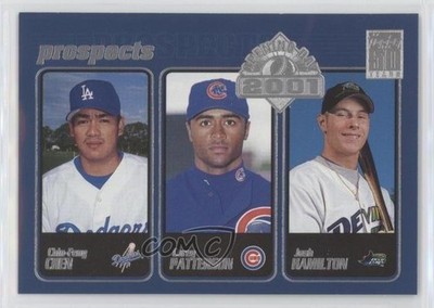 2001 Topps Opening Day Corey Patterson Chin-Feng Chen Josh Hamilton #154 0x5h