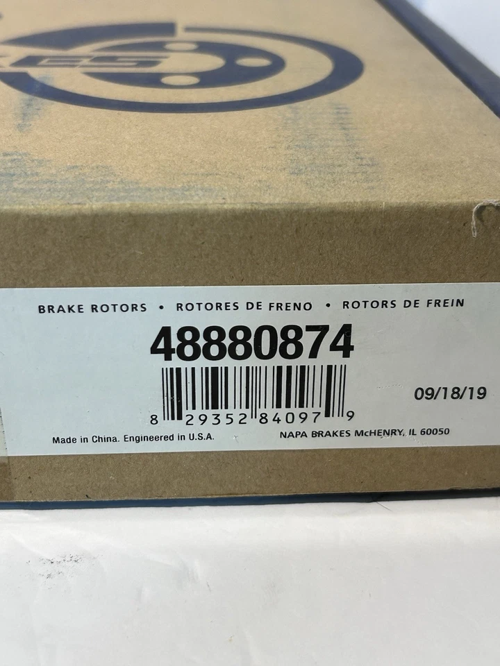 Rotor de freno NAPA Premium 48880874 para Audi A3, Volkswagen/Eos/Beetle/GTI/Golf Foto 4 de 4