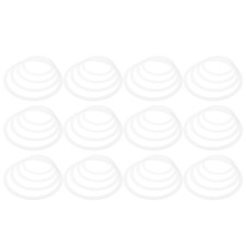 12 Pcs Drum Mufflers Dampening Head Sound Suppression Ring Mute Rings