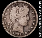 1898 Barber Quarter- Scarce Better Date  No Reserve #i6239