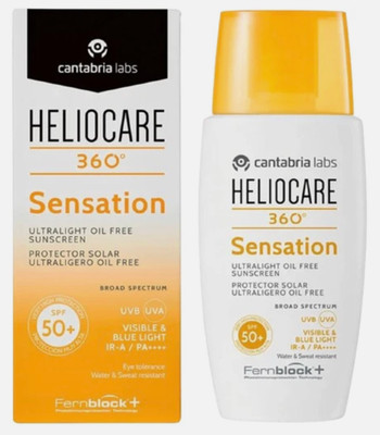 Heliocare 360 Sensation SPF 50+ Facial Sunscreen Visible & Blue Light Protection