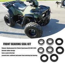 ATV Front Wheel Bearings and Seals Kit Replacement for  Sportsman 90