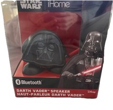 iHome Star Wars Darth Vadar Rechargeable Battery Bluetooth Wireless Speaker New