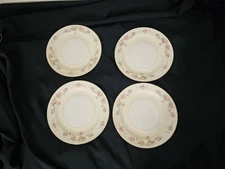 Set 4 Homer Laughlin Vintage Eggshell Nautilus Salad Lunch Plates USA 8 1/8"