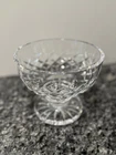 Vintage Waterford Crystal Footed Dessert Bowl Compote Diamond Cut 5” Signed