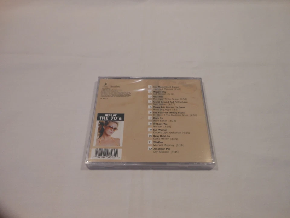 Various Artist BEST OF THE 70's CD, 2003 Compass/Sony BRAND NEW, SEALED - Image 2 of 3