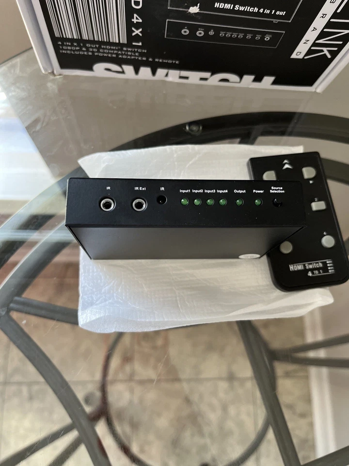 HDMI Sync Box 4HDMI In X 1 OUT; Link Brand; Remote Included - Image 3 of 3