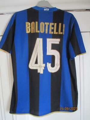 ウェア Nike Inter Milan Balotelli 45 Jersey M inter milan nike football shirt 45 balotelli | eBay