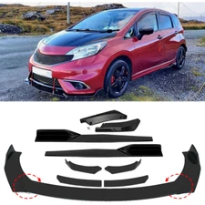 For Nissan Versa Note Front Bumper Spoiler Body Kit /Side Skirt /Rear Lip Y