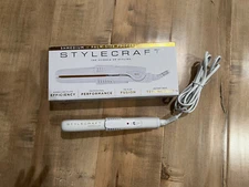 StyleCraft Shmedium Palm Size Professional Hair Travel Flat Iron -White