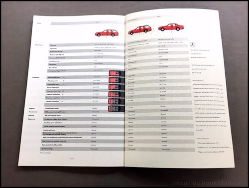 1992 Mercedes Benz 300 88-page Sales Brochure Catalog 300E 300CE 300TE 400E - Picture 12 of 12