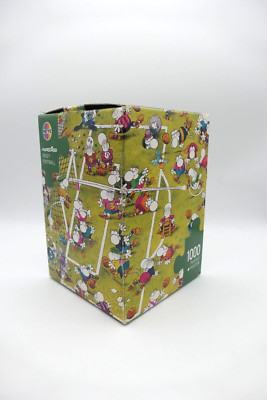 HEYE Puzzle Crazy Football Mordillo 1000 Teile fast vollständig