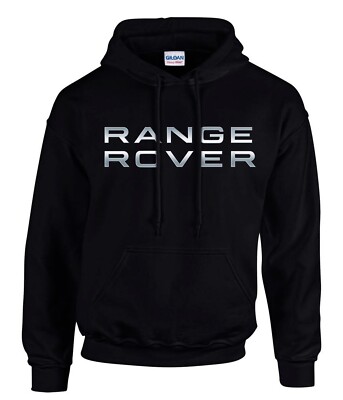 Range Rover Fun Auto Logo Hoodie Kapuzenpullover Schwarz -3571 -SW