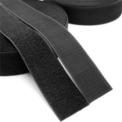 Klettband Klettverschluss Weiß Schwarz Klettbänder Extra Stark Länge 15cm-25m