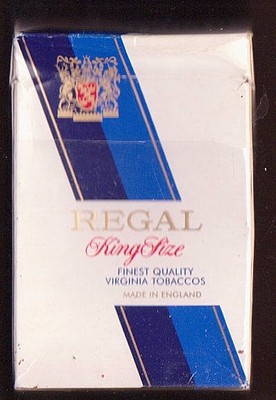 regal tobacco Empty Packet 20 REGAL King Size D