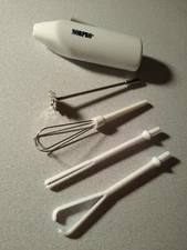 Mini Mixer Set Cordless Personal Small Hand Held Blender 5 Piece White NEW