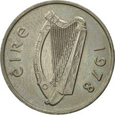 #424693 M&uuml;nze, IRELAND REPUBLIC, 5 Pence, 1978, SS, Copper-nickel, KM:22