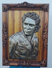 Wooden Sculpture — Steve McQueen | One-of-a-Kind Collector's Piece