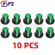 10PCS AG2 A-2 WH148 Potentiometer Knob Cap 6mm Handle Blue/Yellow/Green/Orang/Wh