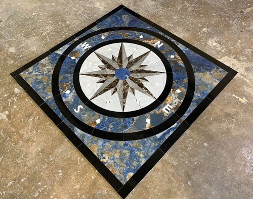 Floor Marble Medallion 42''x42 MDS-0770 - Picture 2 of 2
