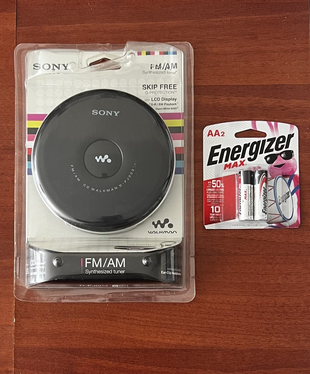 Sony D-FJ003 CD Walkman Skip Free FM/AM Tuner CD Walkman