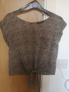 forever 21 animal print top