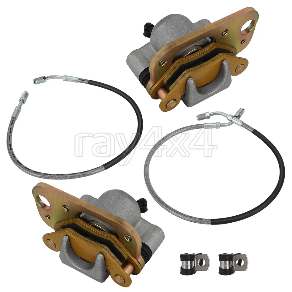 Front Brake Calipers w/Lines for Polaris Trail Boss/Magnum/Xpedition 325 2000 - Image 2 of 4