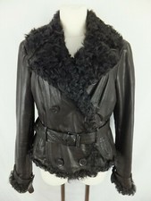 ARMA Luxus Lederjacke - 44 - braun - Kunstpelz Besatz - ein Traum - TOP ZUSTAND