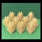 Lego 10 Pieces New Tan Prickly Bush Plants 2x2x4 / City Mini Figures Building