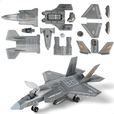 1/72 Scale F-35 Fighter Jet Quick Build Model Kit   27-Piece DIY Military Aircra