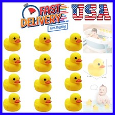 Yellow Rubber Ducks Preschool Bath Toys Bathtub Duckies Gift for Baby Shower ...
