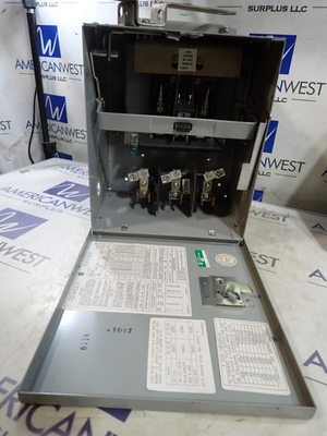 #ad GE SB461R 30 amp 600v Fusible Spectra Busway Switch Bus Plug 3P 4 Wire BP911 $575.10