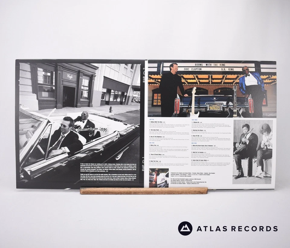 B.B. King Riding With The King 180G Reissue 2 x LP Album Vinyl Record - EX/NM - Image 3 of 4