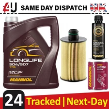 5W-30 5L ENGINE OIL & FILTER FOR  Chrysler Jeep Lancia Maserati FLUSH ADDITIVE