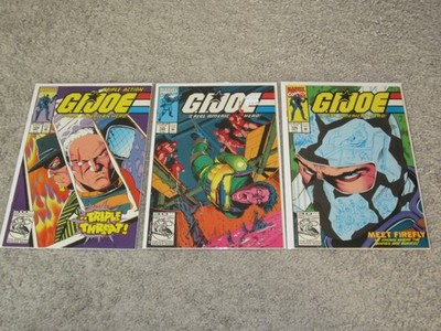 G.I. JOE: A REAL AMERICAN HERO # 124, 125, 126! TRIPTYCH/FIREFLY SAGA HAMA F/VF