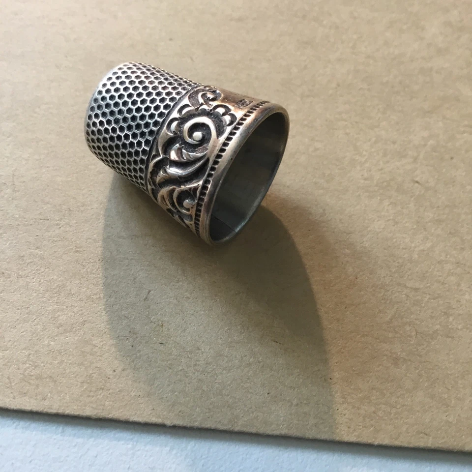 Dedal de oro antiguo 14k #8 EMP ver fotos Foto 4 de 4