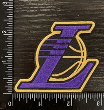 LOS ANGELES LAKERS IRON ON EMBROIDERED PATCHES BASKETBALL LOS ANGELES LAKERS IRON ON EMBROIDERED PATCHES BASKETBALL