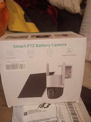 Smart PTZ Battery Camera 4G HD Waterproof IP Solar Panel Outdoor