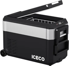 ICECO 40QT Portable Fridge Freezer for Camping Car Refrigerator DC 12V AC 110V