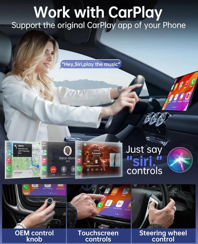 Luckymore WL01-C Wireless Carplay Adapter for iPhone Black - Image 4 of 4