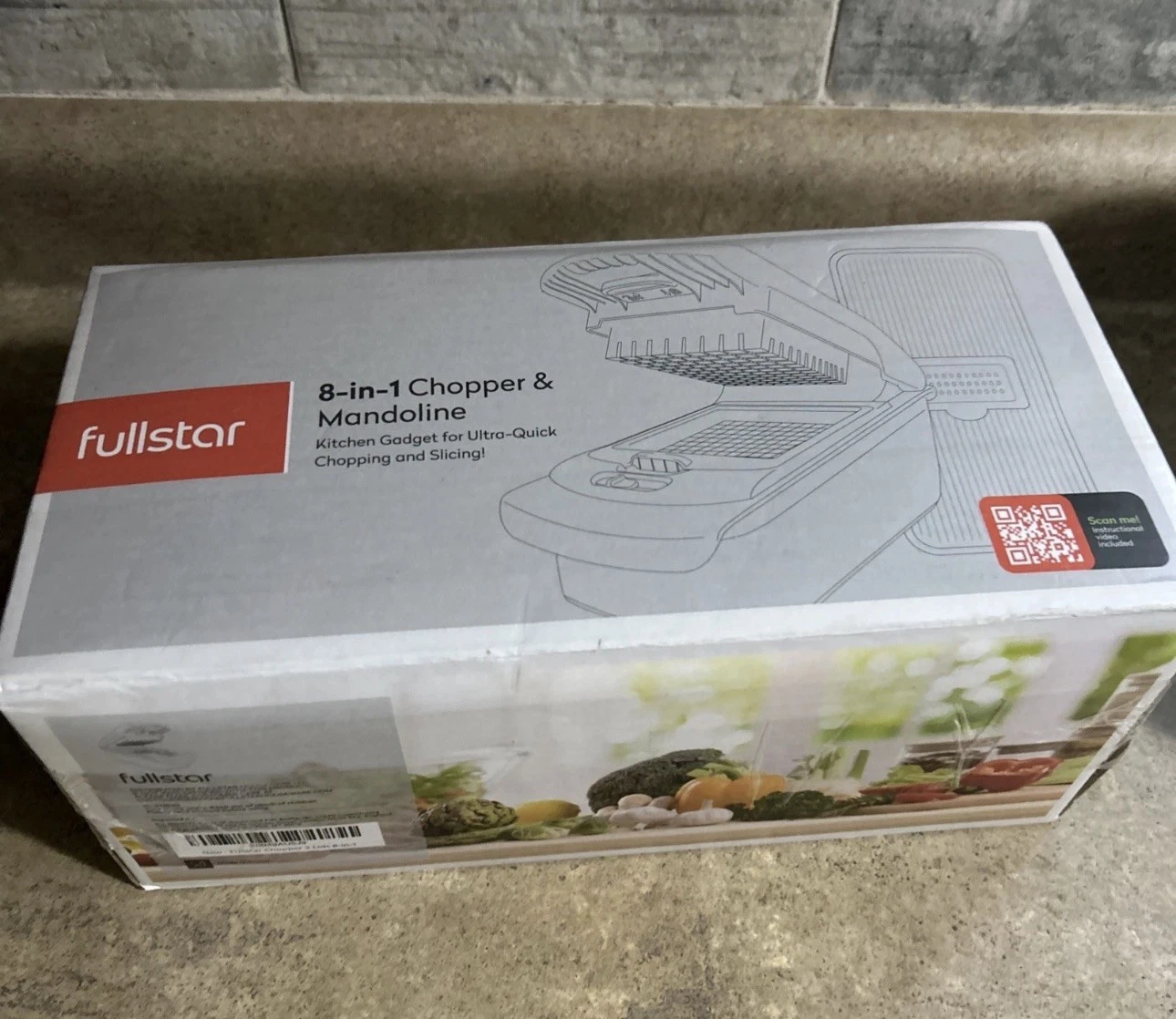 Fullstar 8-in-1 Chopper & Mandoline - Fruit Vegetable Chopping Slicing Kitchen